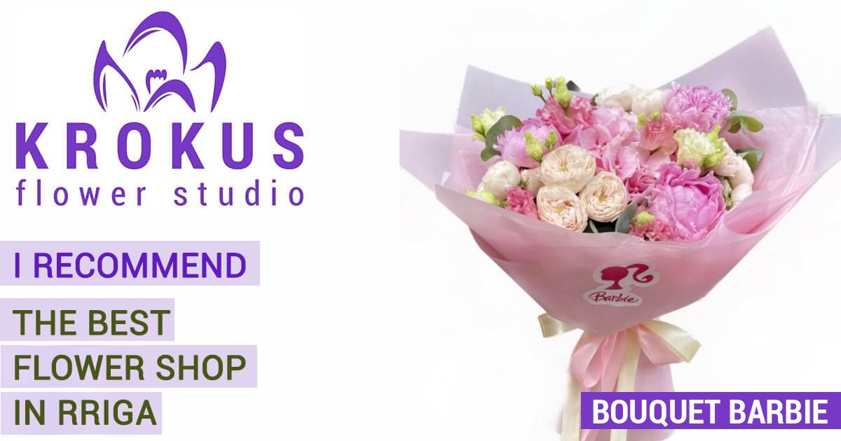 Bouquet Barbie is the best bouquets with delivery in Riga and across ...