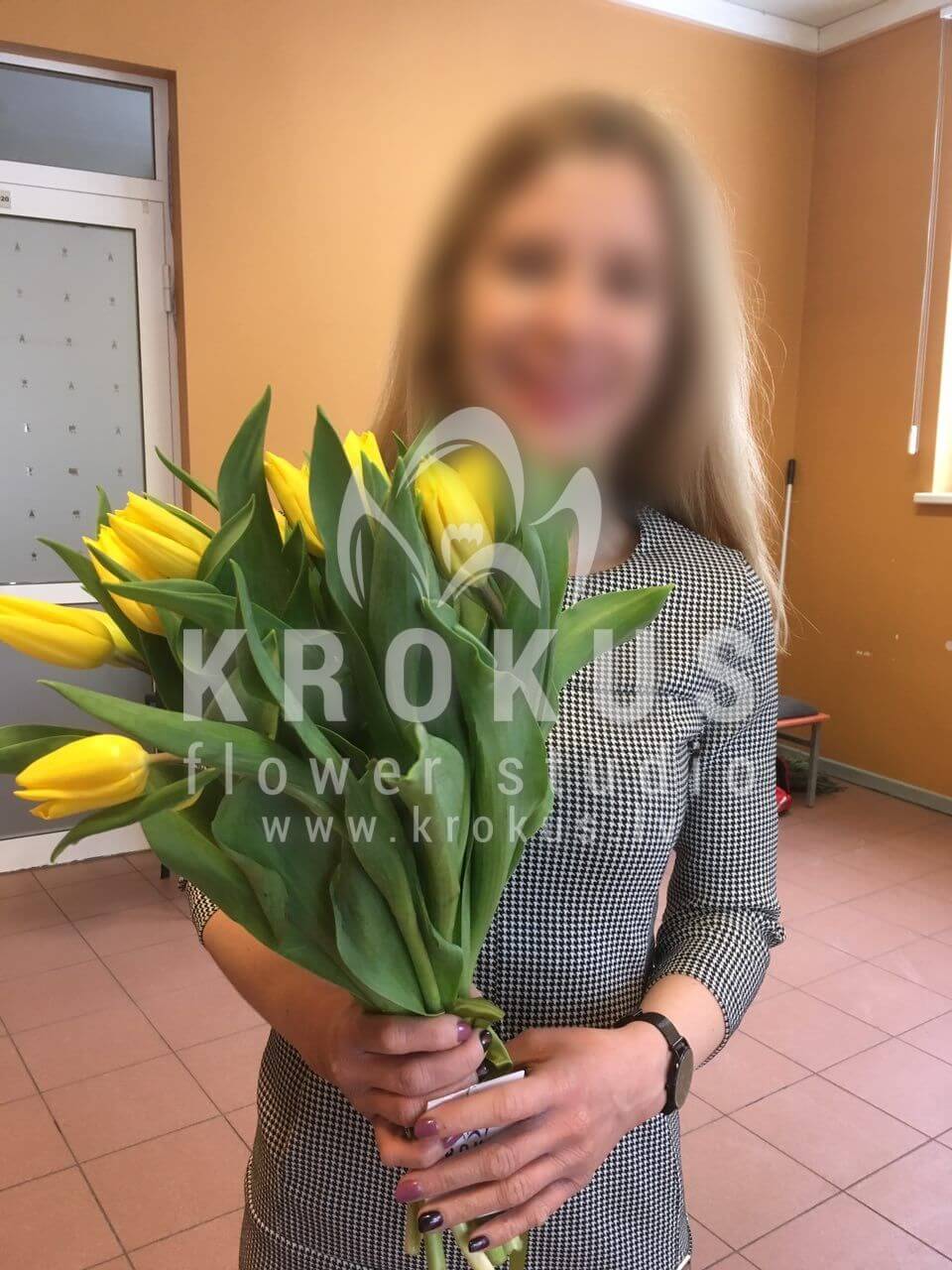 Доставка цветов в город Рига (тюльпаны)