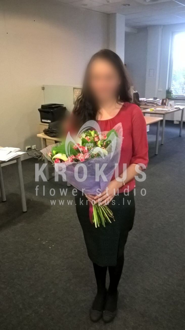 Доставка цветов в город Latvia (кустовые розыкаллыфрезиибувардиясалал)
