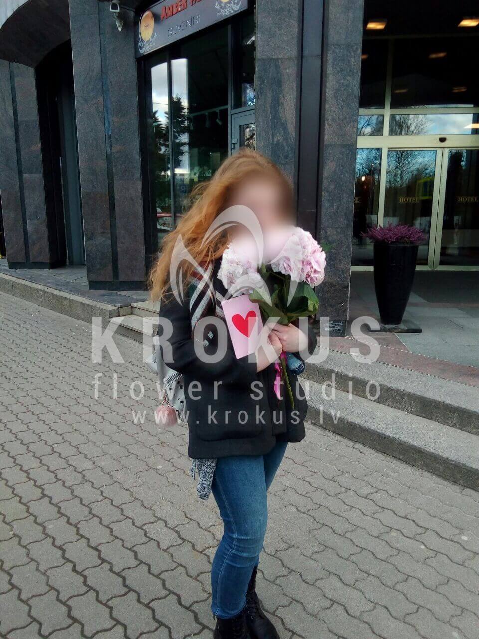 Доставка цветов в город Latvia (кустовые розырозовые розыгвоздикиваксфлауэркремовые розыэвкалиптлизиантусы (эустома))