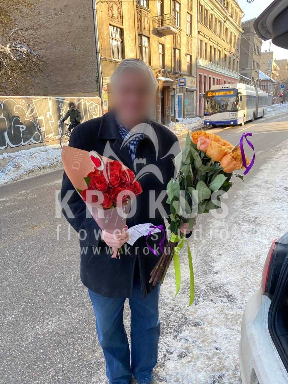 Доставка цветов в город Рига (пионовидные розы)