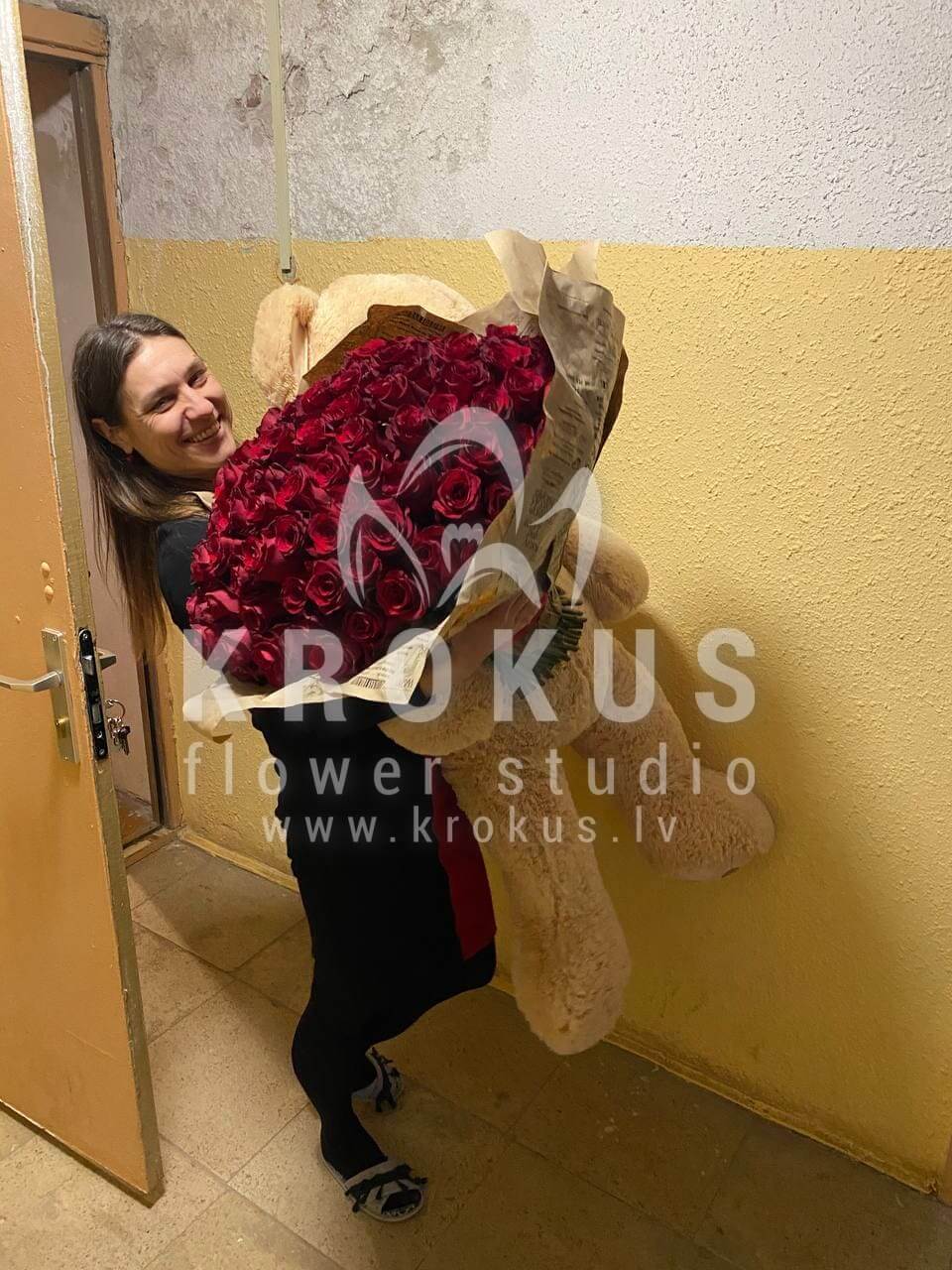 Доставка цветов в город Sigulda (красные розы)