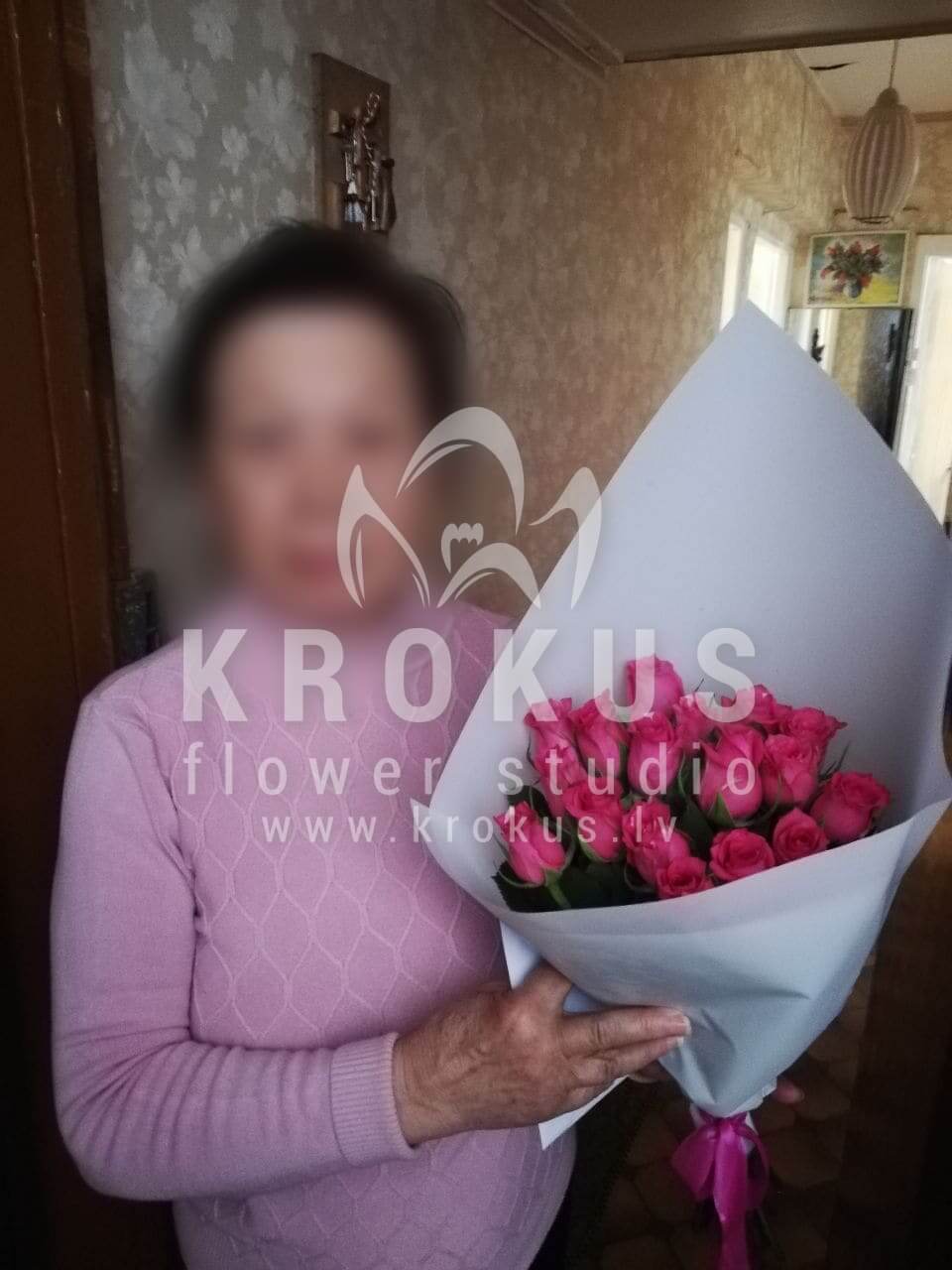 Deliver flowers to Skulte (pink roses)